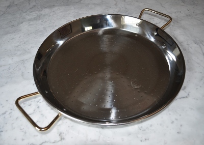 stainless steel paella pan